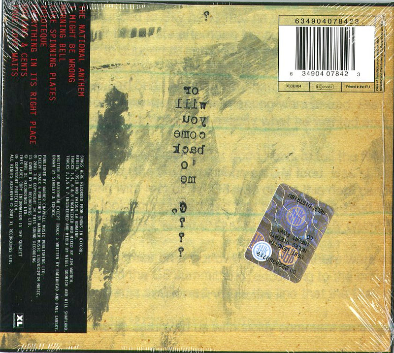 Radiohead - I Might Be Wrong Cd 0634904078423