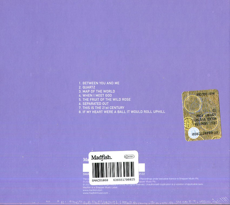 Marillion - Anoraknophobia Cd 0636551706025