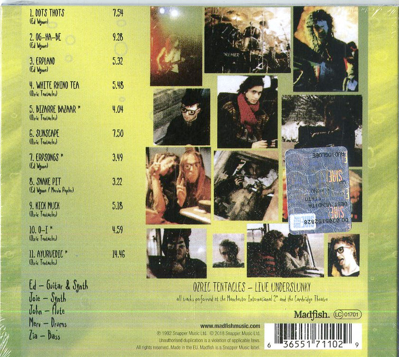 Ozric Tentacles - Live Underslunky Cd 0636551711029