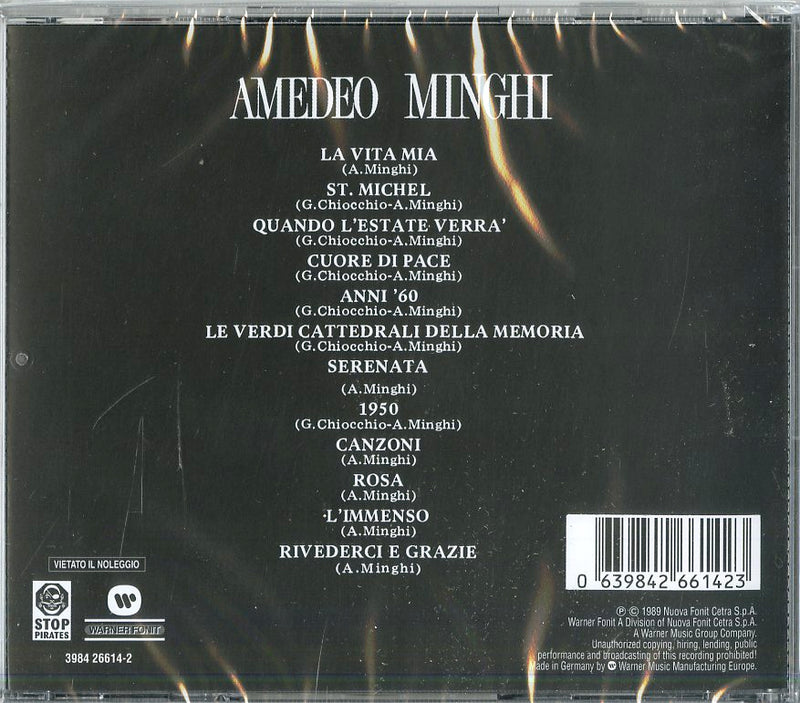 Minghi Amedeo - La Vita Mia Cd 0639842661423