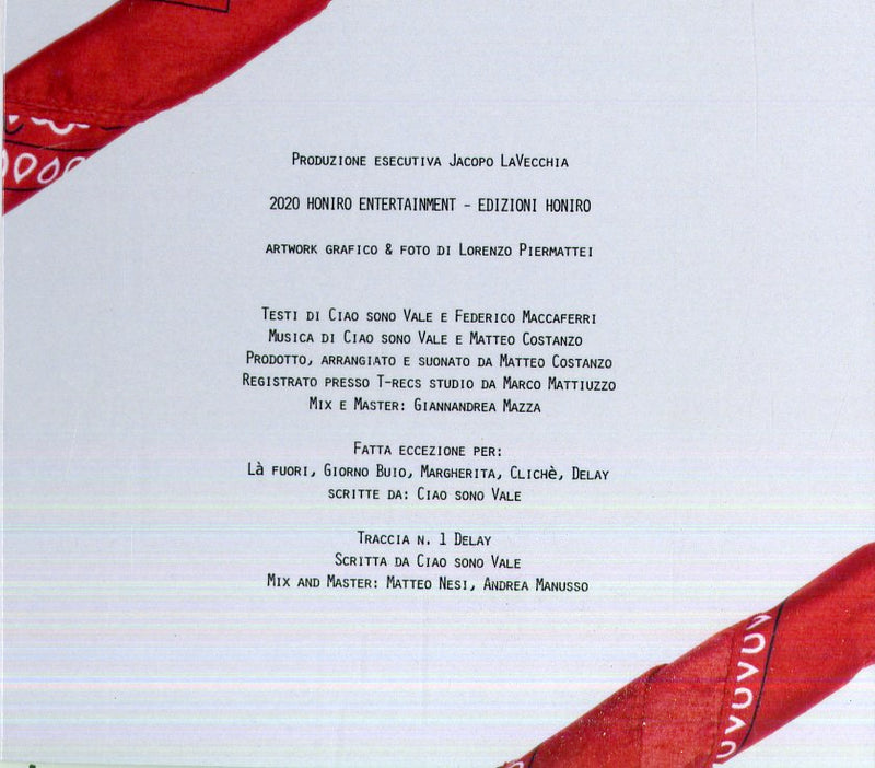 Ciao Sono Vale - Sos Cd 0645760240978