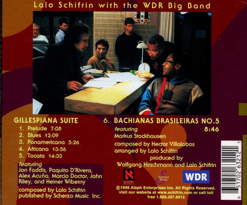 Schifrin Lalo - Gillespiana Cd 0651702632121