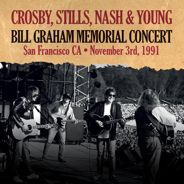 Crosby, Stills, Nash & Young - Bill Graham Memorial Concert San Francisco Lp 0655729196390