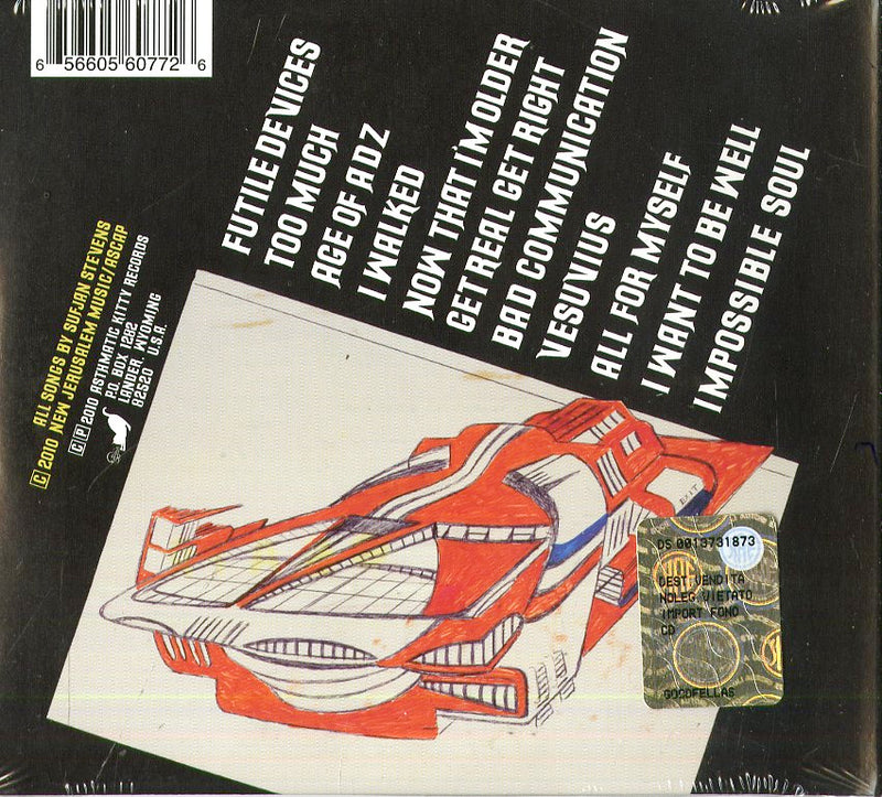 Stevens Sufjan - Age Of Adz Cd 0656605607726