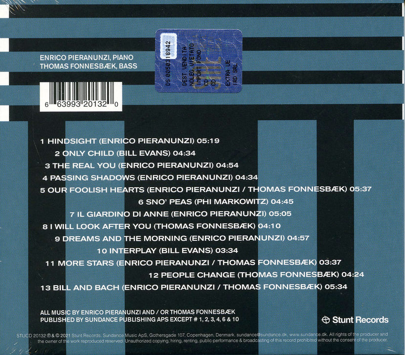 Pieranunzi Enrico & Fonnesbaek Thomas - The Real You Cd 0663993201320