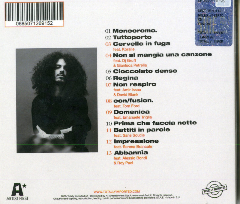 Shorty Davide - Fusion Cd 0685071269152