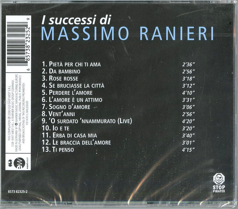 Ranieri Massimo - I Successi Di Massimo Ranieri Cd 0685738232529