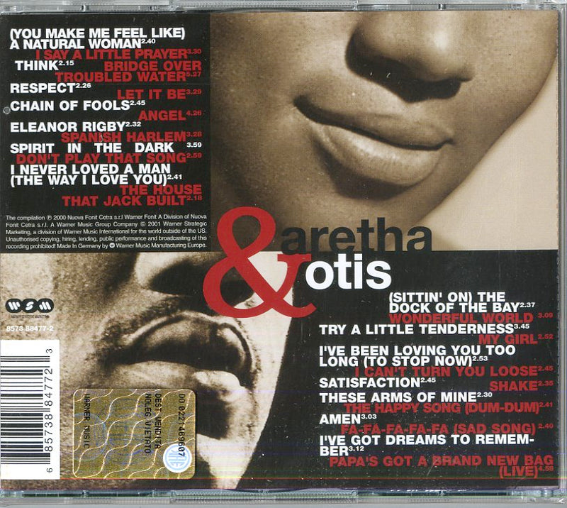 Franklin Aretha & Redding Otis - Aretha & Otis Cd 0685738847723