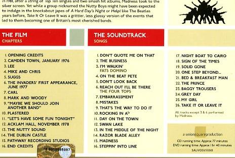 Madness - Take It Or Leave It (Cd+Dvd) Cd 0698458061027