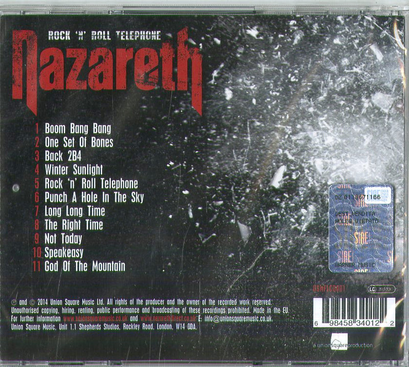 Nazareth - Rock 'N' Roll Telephone Cd 0698458340122
