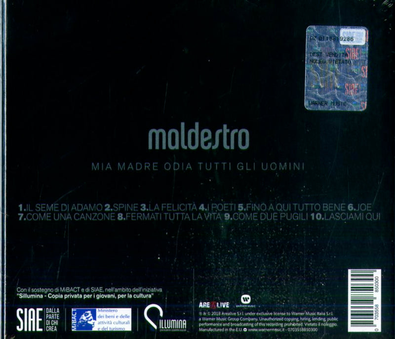 Maldestro - Mia Madre Odia Tutti Gli Uomini Cd 0703558850300