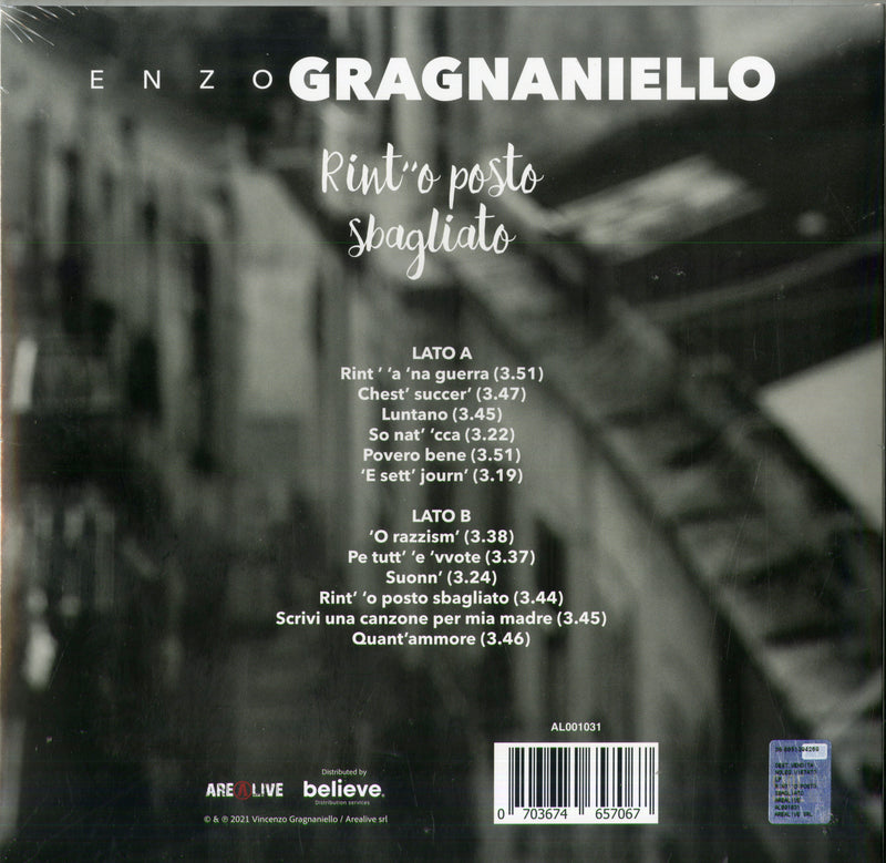 Gragnianiello Enzo - Rint'O Posto Sbagliato Lp 0703674657067