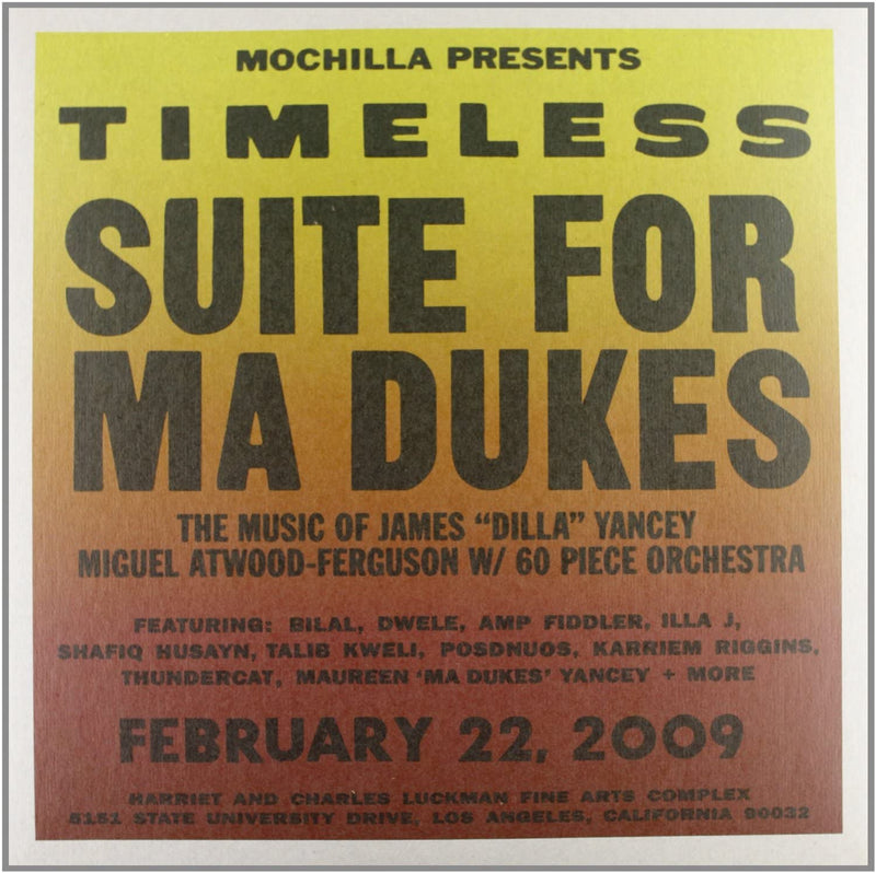 Compilation - Mochilla Presents Timeless Suite For Ma Dukes Lp 0706091201493