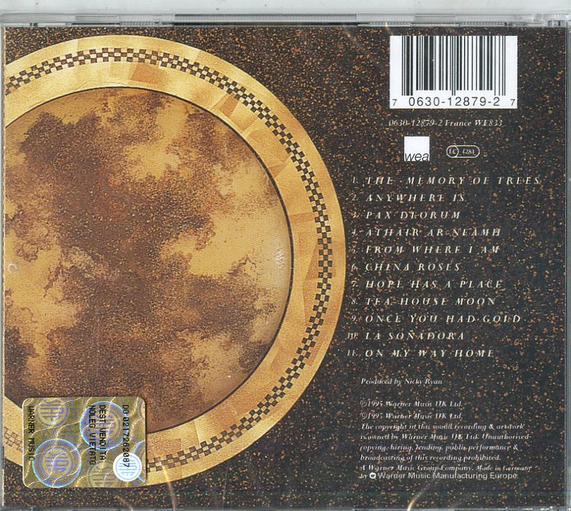 Enya - The Memory Of Trees Cd 0706301287927