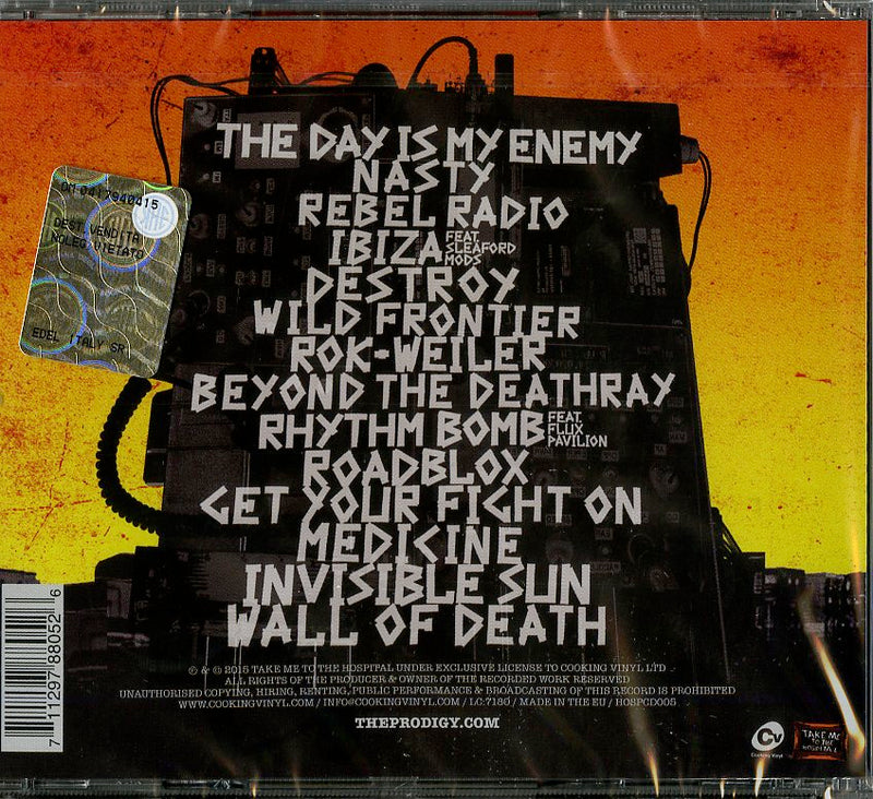 Prodigy The - The Day Is My Enemy Cd 0711297880526