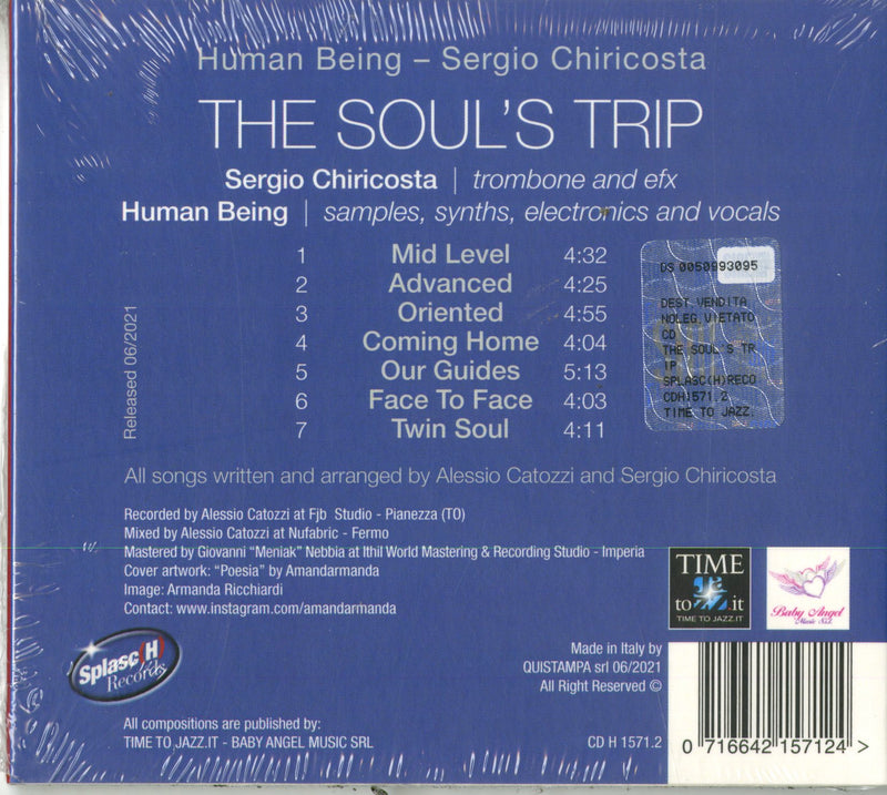 Human Being & Chiricosta Sergio - The Soul'S Trip Cd 0716642157124