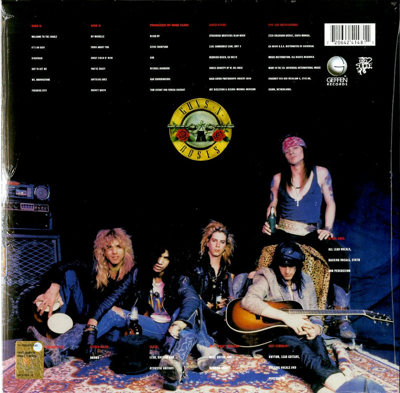 Guns N Roses - Appetite For Destruction Lp 0720642414811