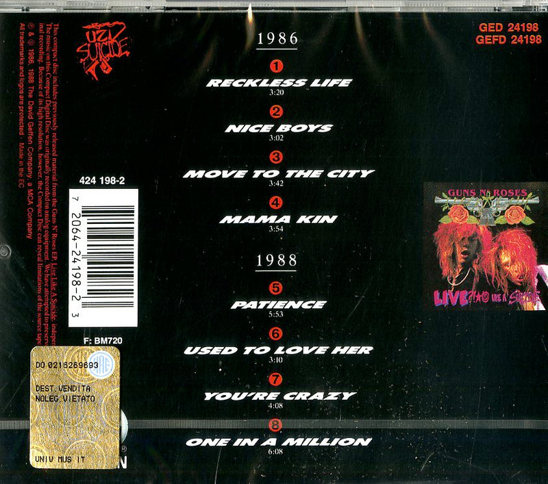 Guns N Roses - Lies Cd 0720642419823