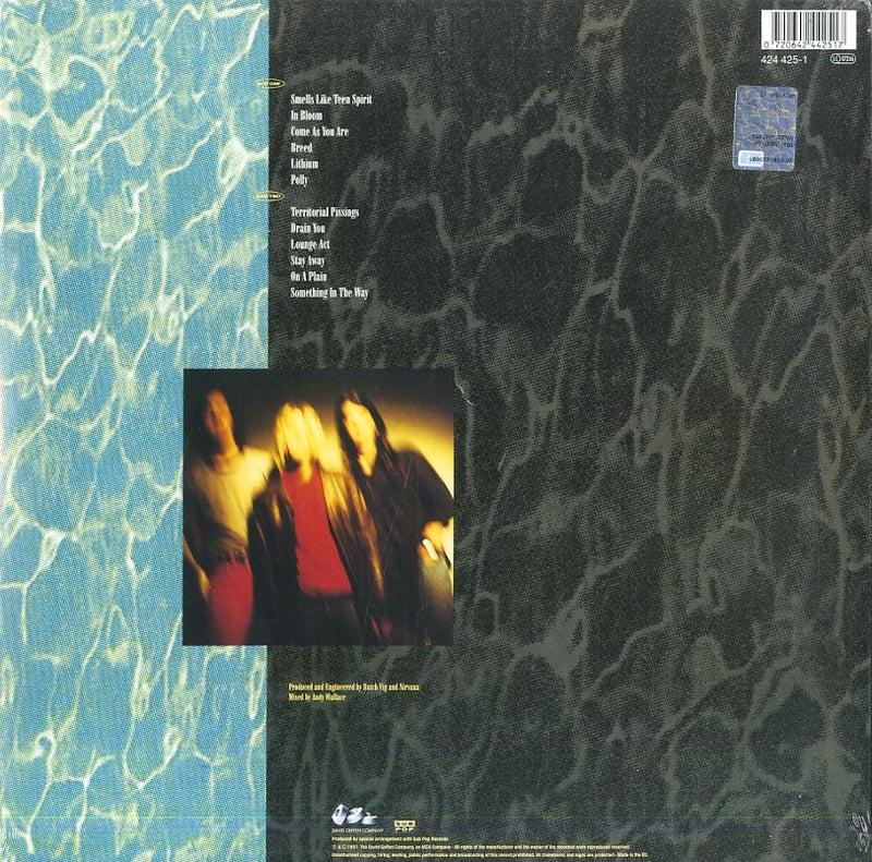 Nirvana - Nevermind Lp 0720642442517