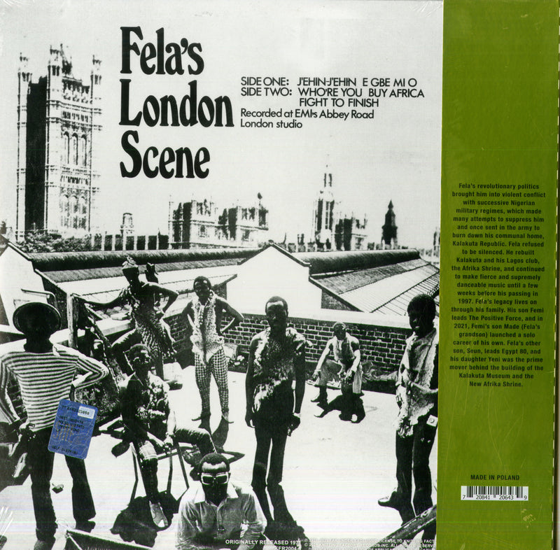 Kuti Fela - London Scene Lp 0720841206439