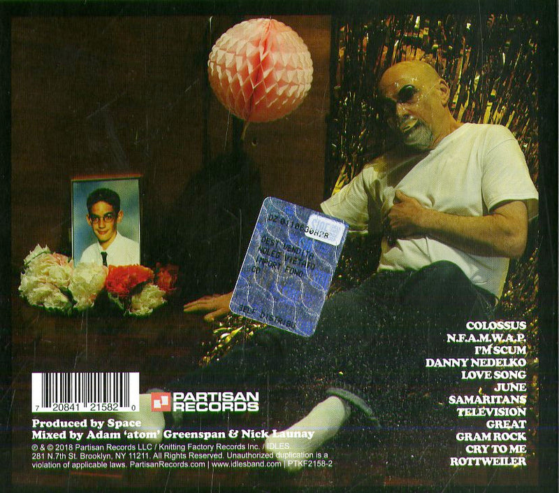 Idles - Joy As An Act Of Resistance Cd 0720841215820