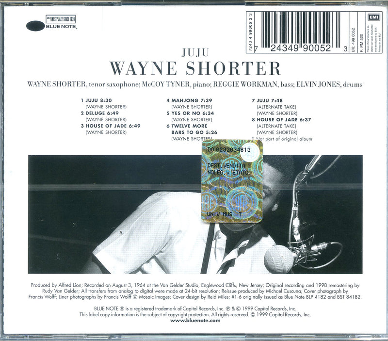 Shorter Wayne - Ju Ju Cd 0724349900523