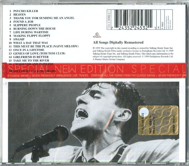 Talking Heads - Stop Making Sense Cd 0724352245321