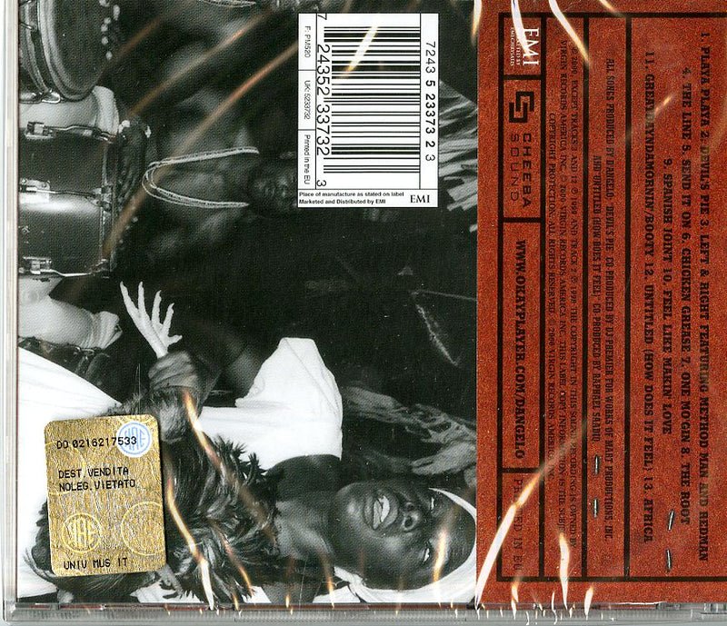 D'Angelo - Voodoo Cd 0724352337323