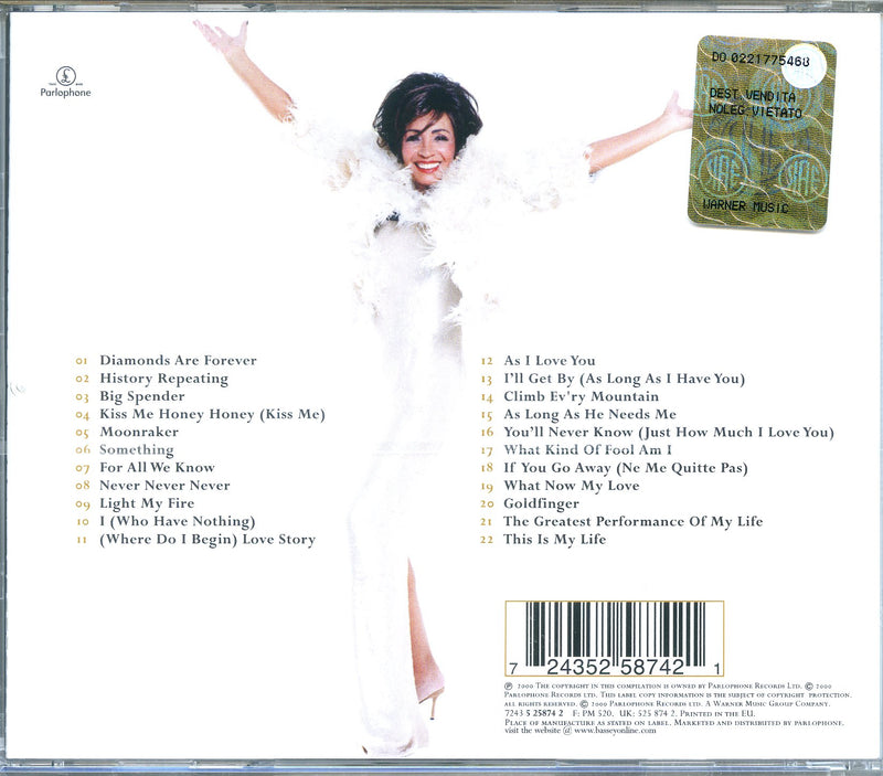 Bassey Shirley - This Is My Life - The Greatest Hits CD 0724352587421