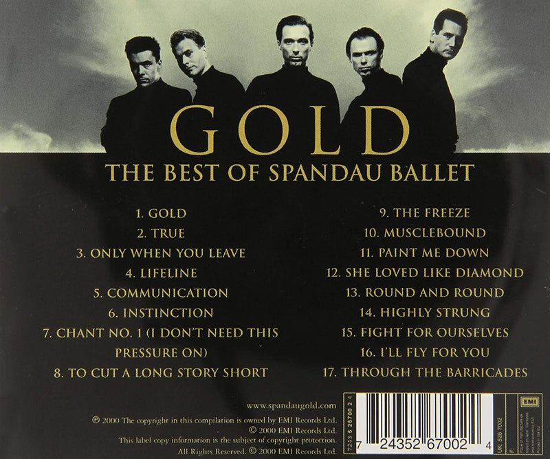 Spandau Ballet - Gold - The Best Of Spandau Ballet Cd 0724352670024