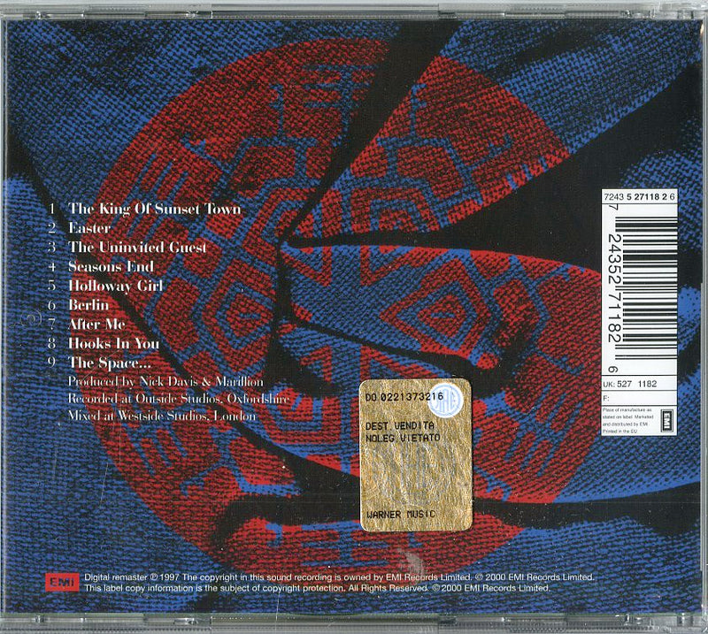 Marillion - Seasons End Cd 0724352711826