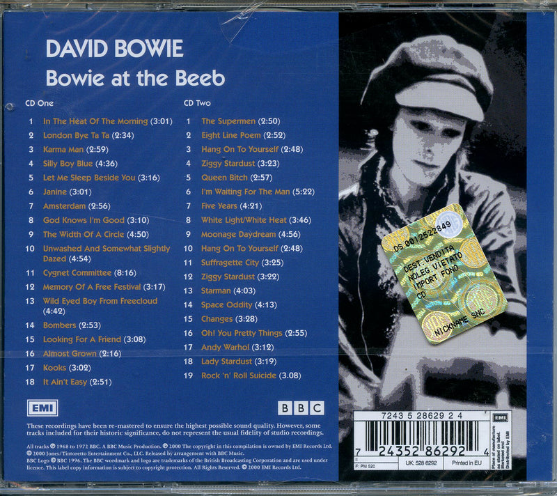 Bowie David - The Best Of The Bbc Sessions 68-72 Cd 0724352862924