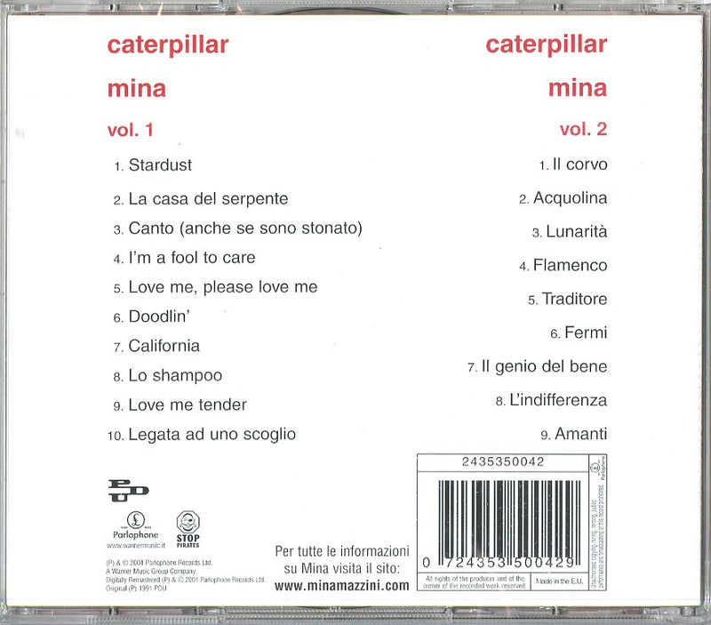 Mina - Caterpillar Vol.1/2 Cd 0724353500429