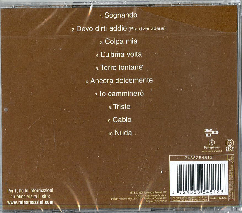 Mina - Singolare Cd 0724353545123