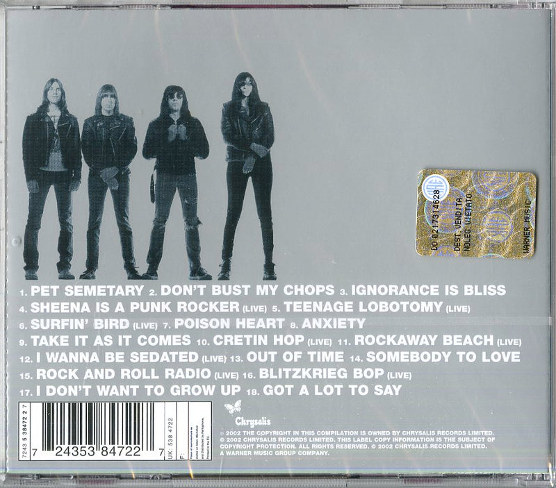 Ramones - Best Of The Chrysalis Years Cd 0724353847227