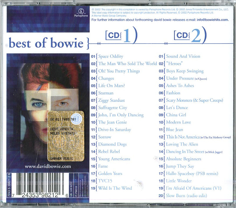 Bowie David - Best Of Bowie (2Cd) Cd 0724353982126