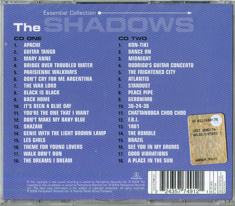 Shadows The - The Shadows: Essential Collect Cd 0724357749121