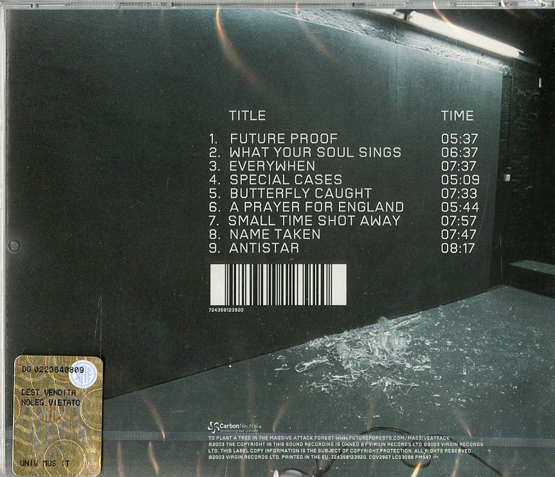 Massive Attack - 100Th Window Cd 0724358123920