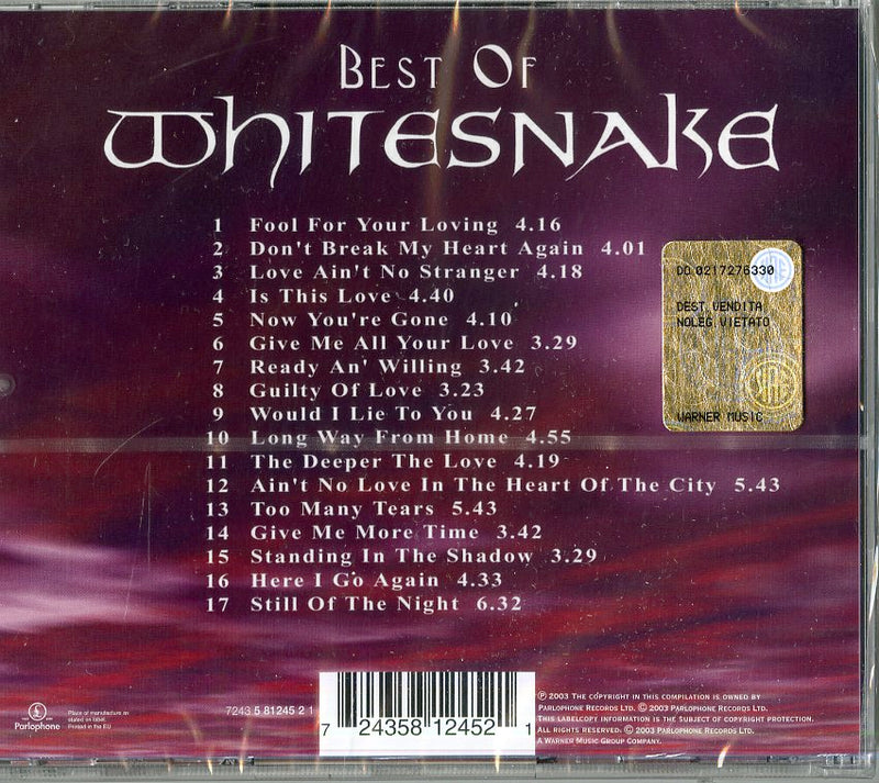 Whitesnake - Best Of Cd 0724358124521