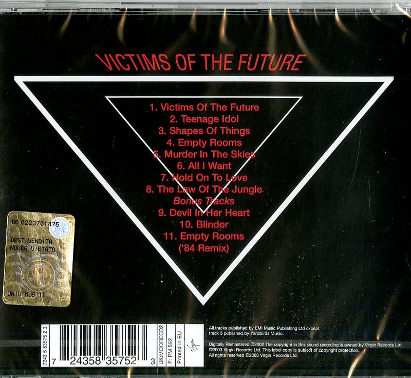 Moore Gary - Victims Of The Future Cd 0724358357523