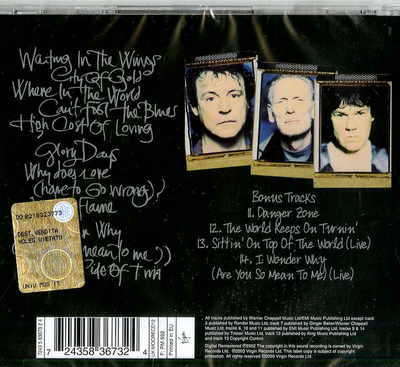 Moore Gary - Around The Next Dream Cd 0724358367324