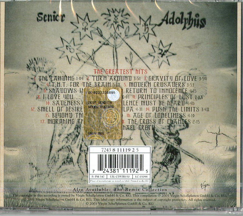 Enigma - Love Sensuality Devotion Greatest Hits Cd 0724381111925