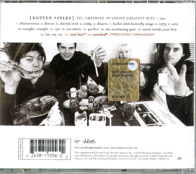 Smashing Pumpkins - Rotten Apples, The Smashing Pumpkin Cd 0724381155622