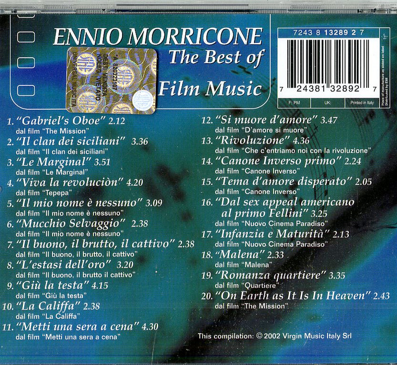 Morricone Ennio - Film Music The Best Of Cd 0724381328927