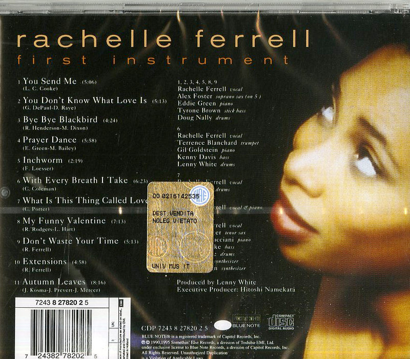 Ferrell Rachelle - First Instrument Cd 0724382782025