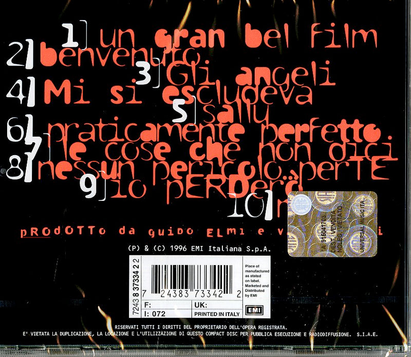 Rossi Vasco - Nessun Pericolo...Per Te Cd 0724383733422