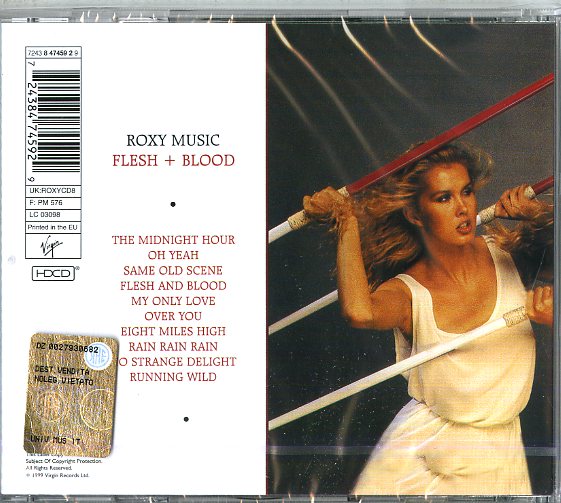 Roxy Music - Flesh And Blood CD 0724384745929