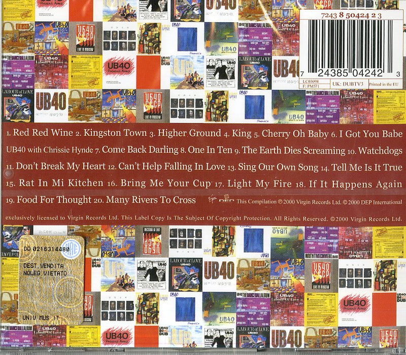 Ub40 - The Very Best Of 1980 2000 Cd 0724385042423