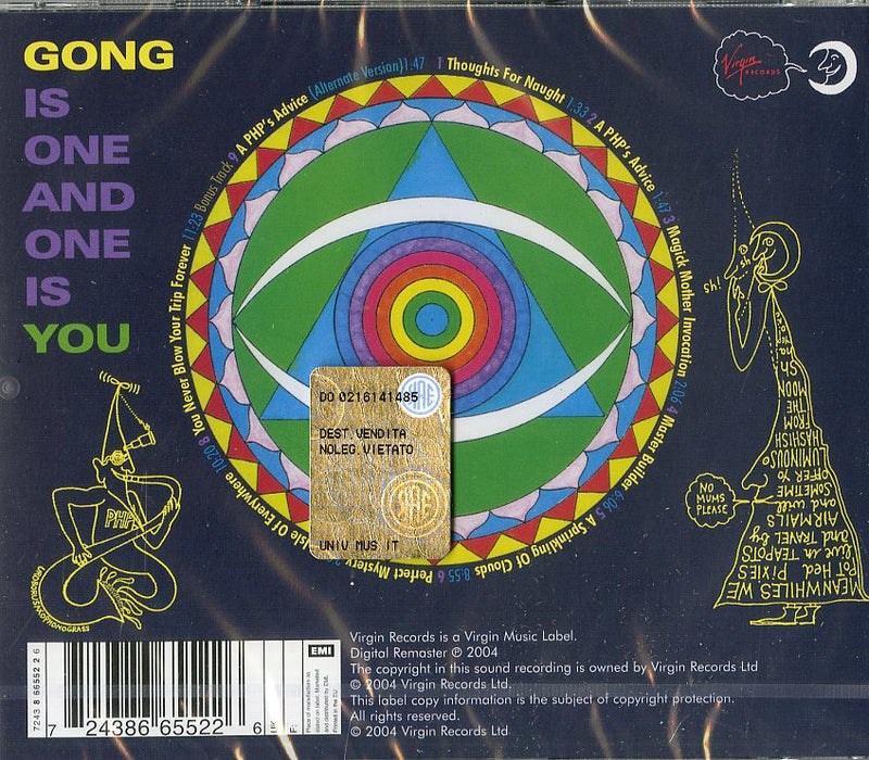 Gong - You Cd 0724386655226