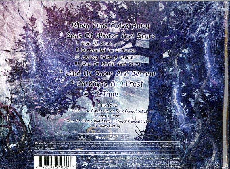 Wintersun - Time I (Cd+Dvd) (Limited Edt.) Cd 0727361210601